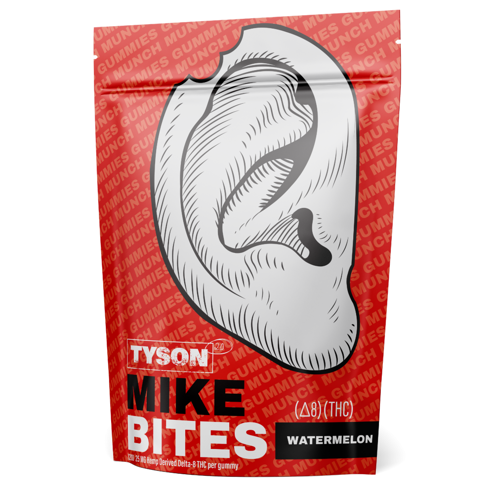 Mike Tyson Bites Gummy 500mg Delta 8 - 10ct/Box
